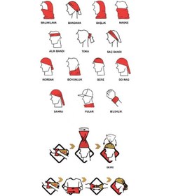 Resim Narr Clay Cama Boyunluk Çok Renkli 