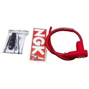 Resim Dashanshop 90 Derece Kırmızı Silikon Karbon Motor Ateşleme Kablosu Modifiye Yüksek Voltaj 