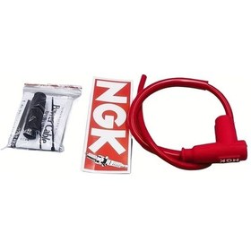 Resim Dashanshop 90 Derece Kırmızı Silikon Karbon Motor Ateşleme Kablosu Modifiye Yüksek Voltaj 