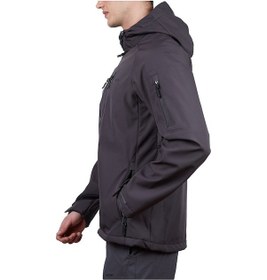 Resim Alpinist Peak Softshell Erkek Outdoor Mont Antrasit 001 