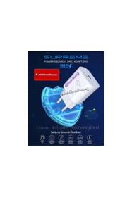 Resim Syrox Advanced Security Features Supreme Power Delivery Charge Adapter 25W_(Kutuda kablosu yoktur) 