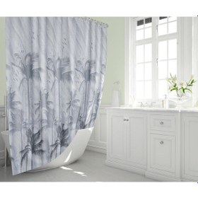 Resim Zethome Tropik Banyo Duş Perdesi 5104 Tek Kanat 1X240x200 Çok Renkli 