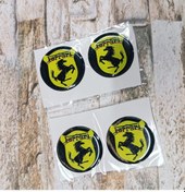 Resim Ferrari Sticker Slikonlu 4x Yeni Model V2 