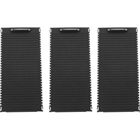 Resim Mercedes C-class İçin 3 Adet İç Mekan Orta Konsol Stor Perde Kapağı 