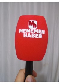 Resim Tam Profesyonel Mikrofon Süngeri Logo Baskısı 