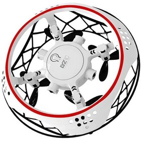 Resim Xindoker Ufo Şekilli Kızılötesi Sensörlü El Kontrollü Dört Eksenli Drone - Beyaz, Dahili Pil 