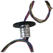 Resim İKON TEKNİK Kapsül Slip Ring 15mm 12kanal 2 Amper Döner Mafsal, Döner Konnektör Ik-k015-12k2a Slip Ring 