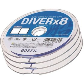 Resim Gosen Diver Bot Game 8 Örgü 300m Multicolor İp Misina - 30pe 260lb 