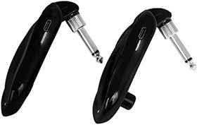 Resim Gitar Kulaklık Amplifikatörü 5 Ses Efekti Modu Plastik Amplifikatör Ses Alıcı-verici Şarj Edilebilir Kulaklık Alıcısı Alıcı 