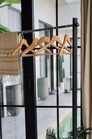 Resim Tekerli Demonte Elbise Askısı 