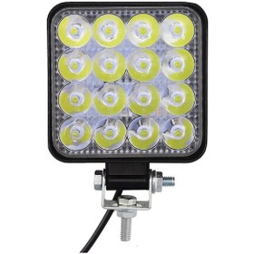 Resim Lemestar 48w 6500k Beyaz Led Çalışma Lambası - Araç, Kamyon, Atv Ve Tekneler İçin Su Geçirmez Ip65 