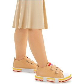 Resim Kiko Kids Kach Cırtlı Kız Bebek Günlük Spor Ayakkabı Ten Ten Rengi 