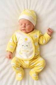 Resim Sarı Bebek Eşofman Açık Sarı 