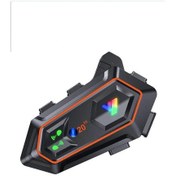 Resim 1000 Mt Intrcom 2 Kişi Eşleşmeli Kask Kulaklık 20-2x Su Geçirmez Bluetooth Mtosiklet Kulaklık 