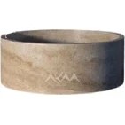 Resim Akm Dekor Traverten Silindir Mermer Lavabo 