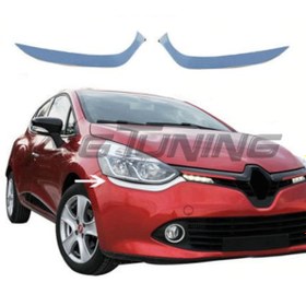 Resim Renault Clio 4 Hb Krom Far Kaşı 2012-2016 2Prç Paslanmaz Çelik N11.6508 