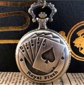Resim Wolawood Nostaljik Köstekli Saat Vintage, Antika Tarz Şık Cep Saati Özel Seri Vıp Tasarım Retro Hediyelik 