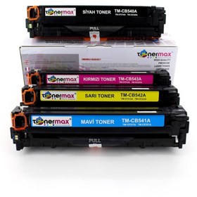 Resim tonermax Hp CP1217 Muadil Toner Takım/ Hp CB540A Takım 