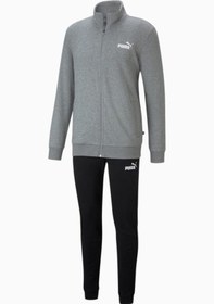 Resim Puma Clean Sweat Suit-Medium Gray Heather 
