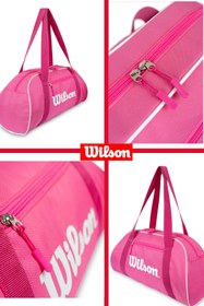 Resim Wilson 35 Litre Lisanslı Pembe Kadın Kol ve Omuz Kumaş Spor Seyahat Çantası 