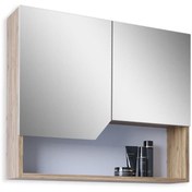 Resim TETA HOME Napoli 80 Cm Mdf Banyo Üst Dolabı 