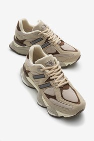 Resim Tonny Black Unisex Bej Poli Taban Anorak Desenli Yüksek Taban Bağcıklı Spor Ayakkabı 