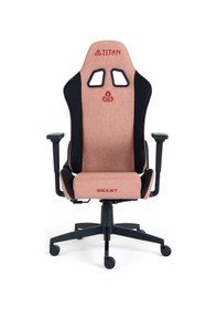 Resim Titanseat Beast Roseum Kumaş Oyuncu Koltuğu Gri - Pembe 