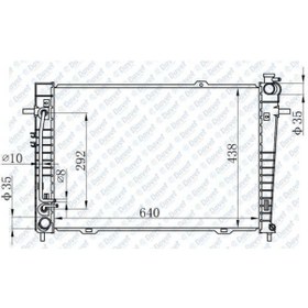 Resim Motor Su Radyatoru Tucson 2004- 640X438X22 Otomatik 504610163 
