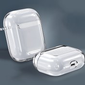 Resim AirPods 1/2/3/Pro/Pro 2 için şeffaf koruyucu kılıf 