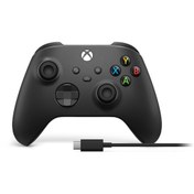 Resim Microsoft Xbox&pc Wireless 9.nesil Siyah Oyun Kumandası Ve Type-c Kablosu 