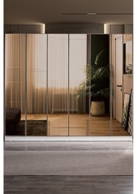 Resim Kelebek Yatak Odası Takımı Gardırop Bej 