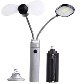 Resim Tutkum Pervane Mıknatıslı Masa Lambası Kitap Okuma Lambası 