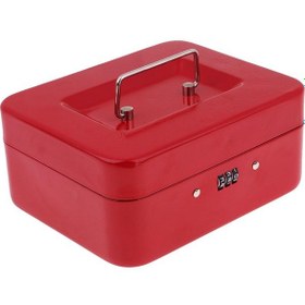 Resim Homyl Küçük Para Kutusu Kumbara Kasası Ile Kırmızı 