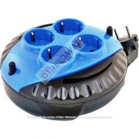 Resim Kl Home Pratik Ev Ofis ve Işlerinizde 5 Metre Mini Seyyar Makaralı Uzatma Kablosu 3x1,5mm 