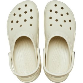 Resim Crocs 206750-2y2 Classic Platform Clog W Kadın Terlik Krem 