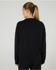 Resim Skechers W Essential Crewneck Sweatshirt Kadın Siyah Sweatshirt S242109-001 Siyah 
