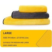 Resim Dashanshop Süper Emici Çabuk Kuruyan Evcil Hayvan Havlusu 70x140cm Sarı 
