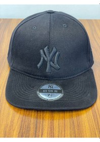 Resim Hamze Ny Yankees New York Nakış Hip Hop Snapback Rapper Şapka Cap Siyah - Siyah 