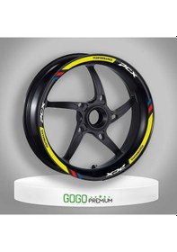 Resim M Power F.sarı Honda Pcx Uyumlu 1 Set Jant Şeridi Çok Renkli 