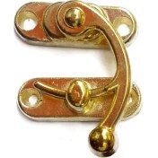 Resim Yay Gözü, Ahşap Kutu Klipsi Küçük 28X33 Mm, Sarı, 1 Adet 