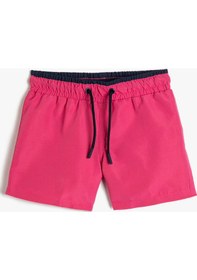 Resim Koton Mayo Basic Beli Bağlamalı Pembe 3skb00023bw 3SKB00023BW255 Pembe 