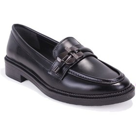 Resim Dagoster Dza07-863705 Siyah Günlük Loafer Kadın Ayakkabı Siyah 