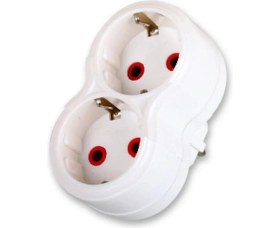 Resim Fetih Ikili Topraklı Fişli Priz 