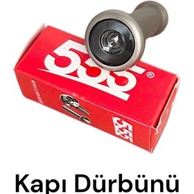 Resim HALL BREATHE Şık saten kapı dürbünü, dayanıklı çelik yapı, 50x90 mm boyut. 