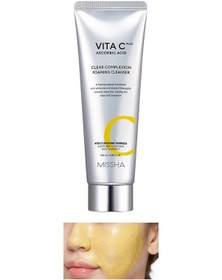 Resim Missha Vita C Plus Complexion Foaming Cleanser Leke Karşıtı C Vitaminli Temizleme Köpüğü 120 ML 