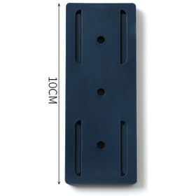 Resim Mufunye Duvar Montajlı Elektrikli Cihaz Sabitleyici - Deliksiz Kurulum, Mavi Renk, Ev Organizasyonu İçin Pratik Tutucu 