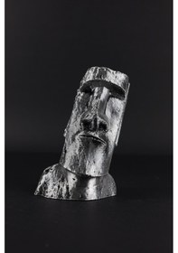 Resim Moai Heykeli - Büst - 12cm 
