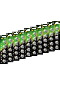 Resim Gp CR2016 3V Düğme Pil Lıtyum 5'li Blister 10 Kart 50 Adet 