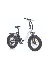 Resim Corelli Truva S 20 Jant Katlanabilir Fat Bike Elektrikli Bisiklet Beyaz Beyaz 