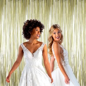 Resim Akıllı Durak Mat Altın Püsküllü Kapı Perdesi 